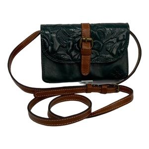 Patricia Nash Torri Tooled Rose Italian Leather